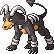 #229 Houndoom sprite Rubí / Zafiro