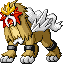 #244 Entei sprite Rubí / Zafiro