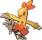 #256 Combusken sprite Rubí / Zafiro