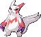#335 Zangoose sprite Rubí / Zafiro