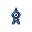 #201 Unown sprite Rubí / Zafiro Shiny