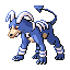 #229 Houndoom sprite Rubí / Zafiro Shiny