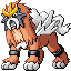 #244 Entei sprite Rubí / Zafiro Shiny