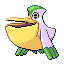 #279 Pelipper sprite Rubí / Zafiro Shiny