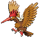 #022 Fearow sprite Diamante / Perla