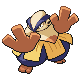 #297 Hariyama sprite Diamante / Perla