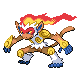 #392 Infernape sprite Diamante / Perla