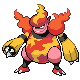 #467 Magmortar sprite Diamante / Perla