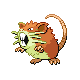 #020 Raticate sprite Diamante / Perla Shiny