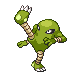 #106 Hitmonlee sprite Diamante / Perla Shiny