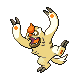 #288 Vigoroth sprite Diamante / Perla Shiny
