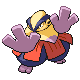 #297 Hariyama sprite Diamante / Perla Shiny