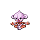 #307 Meditite sprite Diamante / Perla Shiny