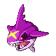#319 Sharpedo sprite Diamante / Perla Shiny