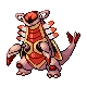 #348 Armaldo sprite Diamante / Perla Shiny