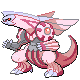 #484 Palkia sprite Diamante / Perla Shiny