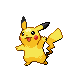 #025 Pikachu sprite Oro HeartGold / Plata SoulSilver