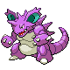#034 Nidoking sprite Oro HeartGold / Plata SoulSilver