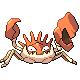 #099 Kingler sprite Oro HeartGold / Plata SoulSilver