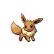 #133 Eevee sprite Oro HeartGold / Plata SoulSilver
