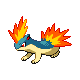 #156 Quilava sprite Oro HeartGold / Plata SoulSilver