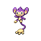 #190 Aipom sprite Oro HeartGold / Plata SoulSilver