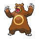 #217 Ursaring sprite Oro HeartGold / Plata SoulSilver