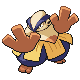 #297 Hariyama sprite Oro HeartGold / Plata SoulSilver