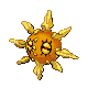 #338 Solrock sprite Oro HeartGold / Plata SoulSilver