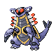 #348 Armaldo sprite Oro HeartGold / Plata SoulSilver