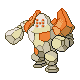 #377 Regirock sprite Oro HeartGold / Plata SoulSilver