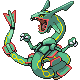 #384 Rayquaza sprite Oro HeartGold / Plata SoulSilver