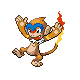#391 Monferno sprite Oro HeartGold / Plata SoulSilver
