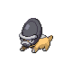 #410 Shieldon sprite Oro HeartGold / Plata SoulSilver