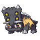 #411 Bastiodon sprite Oro HeartGold / Plata SoulSilver