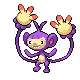 #424 Ambipom sprite Oro HeartGold / Plata SoulSilver