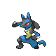 #448 Lucario sprite Oro HeartGold / Plata SoulSilver