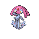 #481 Mesprit sprite Oro HeartGold / Plata SoulSilver