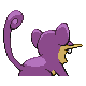 #019 Rattata sprite Posterior