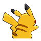 #025 Pikachu sprite Posterior