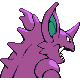 #034 Nidoking sprite Posterior