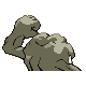 #074 Geodude sprite Posterior