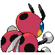 #166 Ledian sprite Posterior