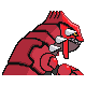 #383 Groudon sprite Posterior