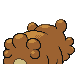 #399 Bidoof sprite Posterior