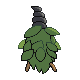 #412 Burmy sprite Posterior