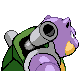 #009 Blastoise sprite Posterior Shiny