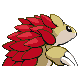 #028 Sandslash sprite Posterior Shiny