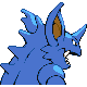 #034 Nidoking sprite Posterior Shiny