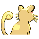 #053 Persian sprite Posterior Shiny